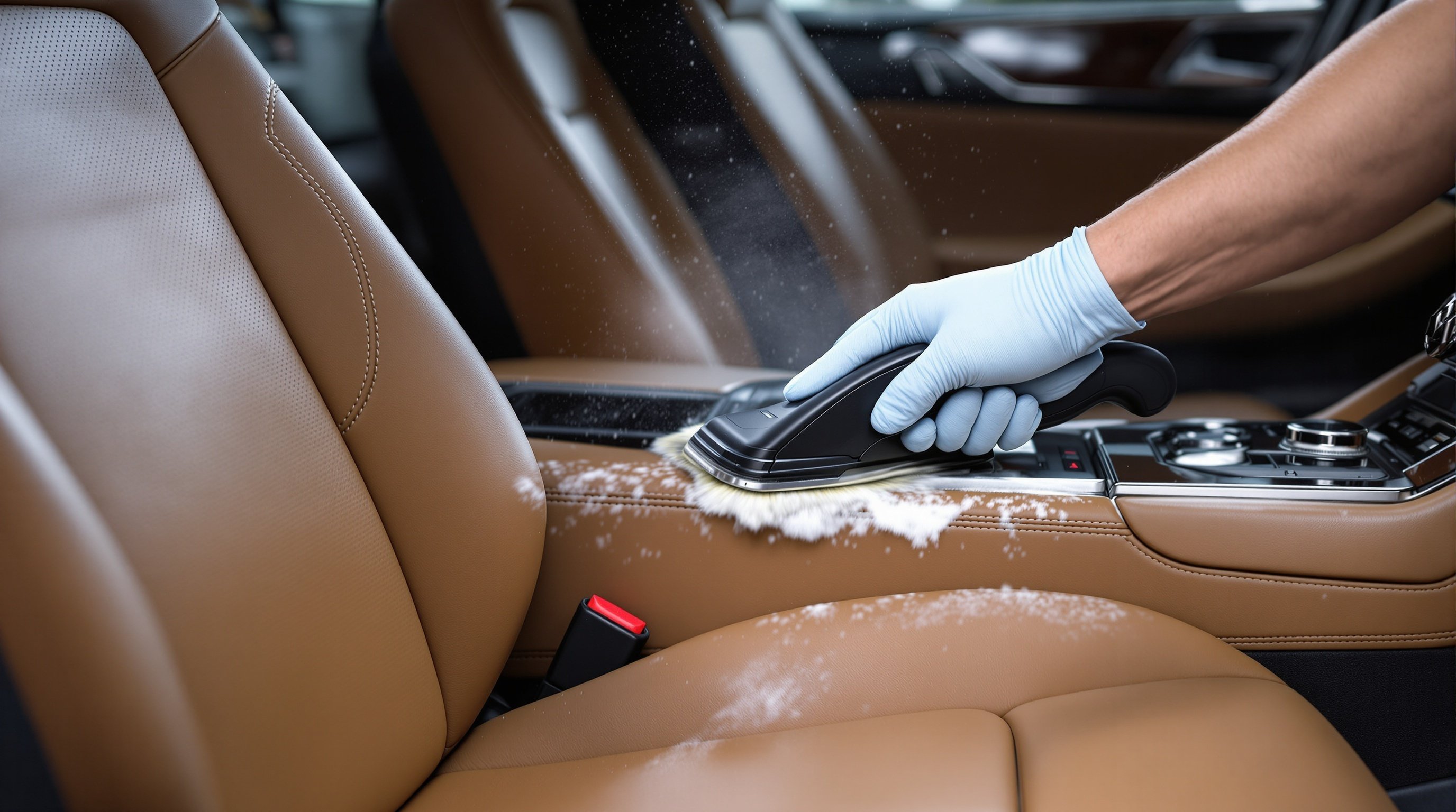 Detailing intérieur nettoyage sièges automobile